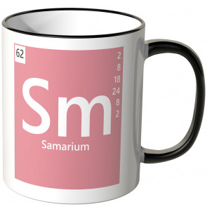 JUNIWORDS Tasse Element Samarium "Sm"
