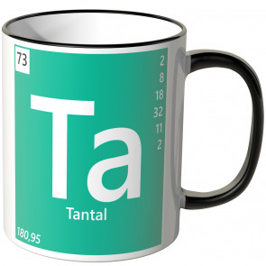JUNIWORDS Tasse Element Tantal "Ta"