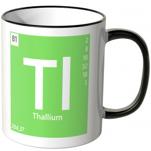 JUNIWORDS Tasse Element Thallium "Ti"