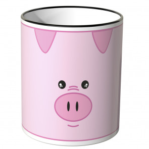 JUNIWORDS Tasse süßes Schweinchen
