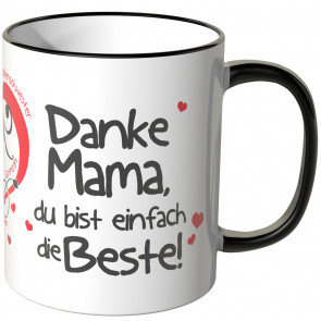 JUNIWORDS Tasse Danke Mama, Du bist einfach die Beste!