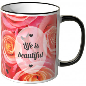 JUNIWORDS Tasse Life is beautiful