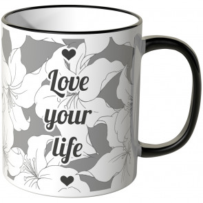 JUNIWORDS Tasse Love your life