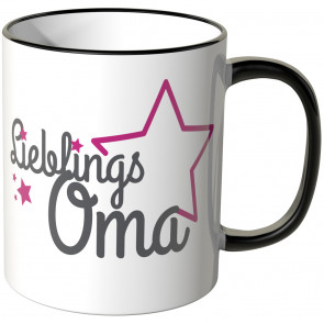 JUNIWORDS Tasse Lieblingsoma mit Stern