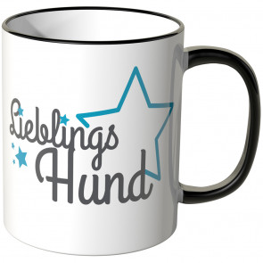 JUNIWORDS Tasse Lieblingshund mit Stern