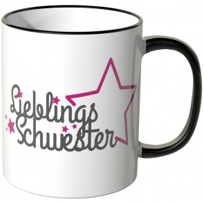 JUNIWORDS Tasse Lieblingsschwester mit Stern