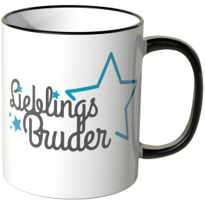 JUNIWORDS Tasse Lieblingsbruder mit Stern