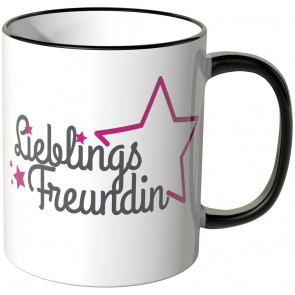 JUNIWORDS Tasse Lieblingsfreundin mit Stern