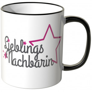 JUNIWORDS Tasse Lieblingsnachbarin mit Stern