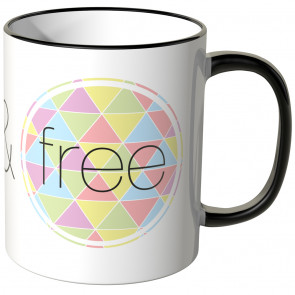 JUNIWORDS Tasse Wild & free bunt