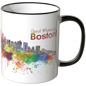 JUNIWORDS Tasse "Good Morning Boston!"