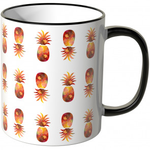 JUNIWORDS Tasse Pineapple Aquarell