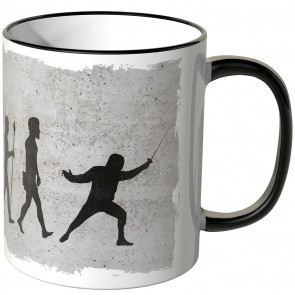 JUNIWORDS Tasse Evolution Fechter