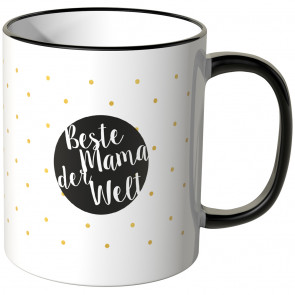 beste mama der welt tasse punkte