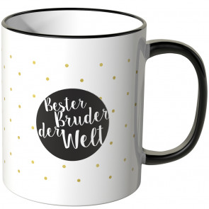 JUNIWORDS Tasse Bester Bruder Punkte