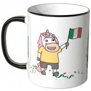 JUNIWORDS Tasse Italien Einhorn-Fans