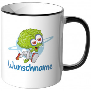 JUNIWORDS Tasse Alien mit Wunschname