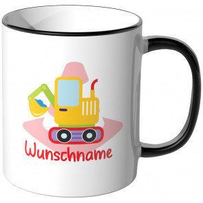 JUNIWORDS Tasse Ankylosaurus mit Wunschname