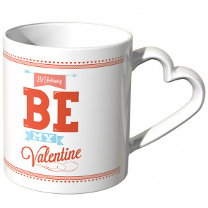 JUNIWORDS Herz Tasse Be my valentine - Just you & me