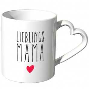 JUNIWORDS Herz Tasse Lieblingsmama mit Herz