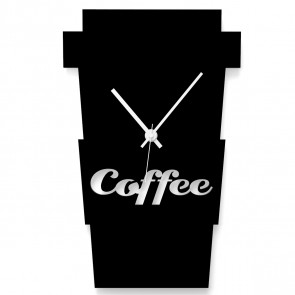 Kaffeebecher als Uhr