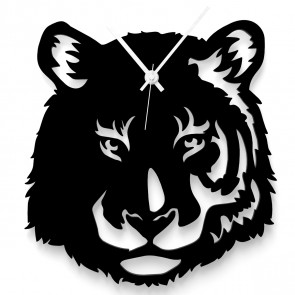 Tiger als Wanduhr