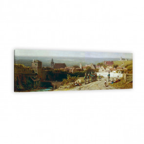 Altes Städtchen von Carl Spitzweg als Leinwandbild