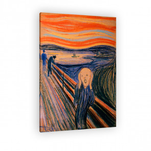 der Schrei von Edvard Munch als Leinwandbild