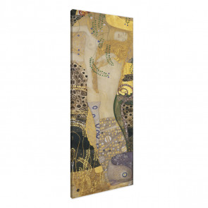 Wasserschlangen von Gustav Klimt als Leinwandbild