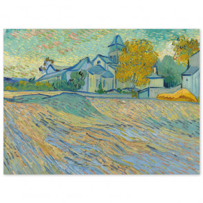 Vincent van Gogh - Ansicht des Spitals und der Kapelle von Saint Rémy  