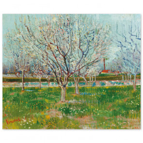 Poster Vincent van Gogh - Blühender Obstgarten