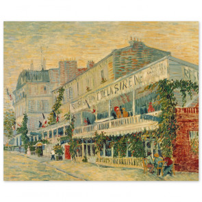 Poster Vincent van Gogh - Das Restaurant de la Sirène in Asnières 