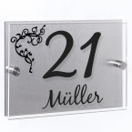 Seitenansicht Hausnummernschild