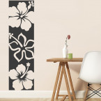 Wandbanner Hibiskus Wandtattoo