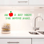 An apple a day Wandsticker