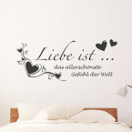 Liebe ist … Wandtattoo