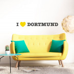 I LOVE DORTMUND Wandtattoo