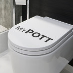 my Pott WC-Deckel-Aufkleber