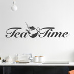 Wandtattoo Tea Time