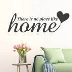 Wandtattoo Spruch - There is no place like home