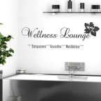 Wandtattoo Spruch - Wellness Lounge