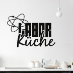 Wandtattoo Spruch - Laborküche