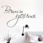 Wandtattoo Spruch - Believe in yourself