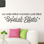 Wandtattoo Spruch - Ich hab keine Macken ...