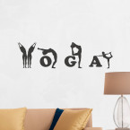 Wandtattoo Yoga