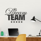 Wandtattoo Dream Team Fußball