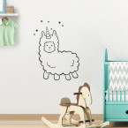 Wandtattoo Lamacorn Kinderzimmer