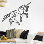 Wandtattoo Origami Einhorn