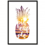 Poster Pineapple Sunset