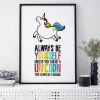 Poster Always be yourself 